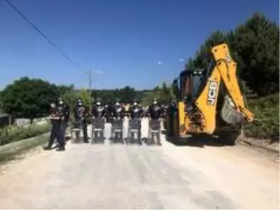 Bilecik'te olaylı yıkım