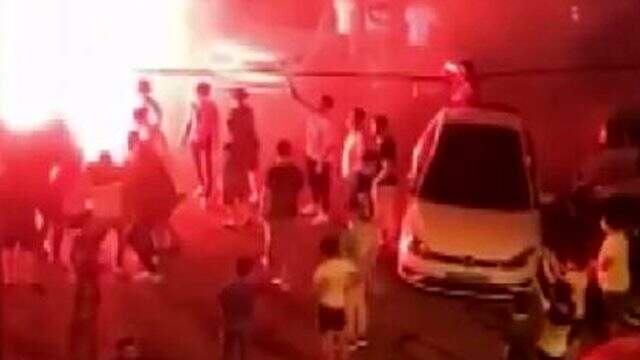 Kağıthane'de koronavirüs tehlikesine aldırmadan asker eğlencesi yaptılar