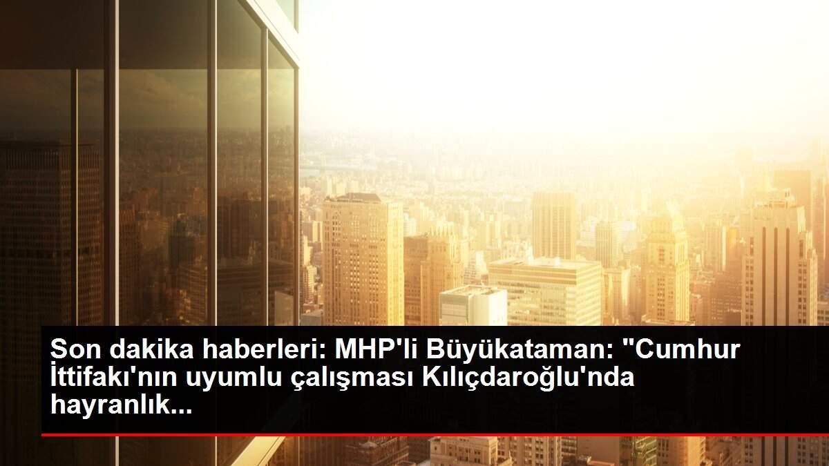 Son dakika haberleri: MHP'li Büyükataman: