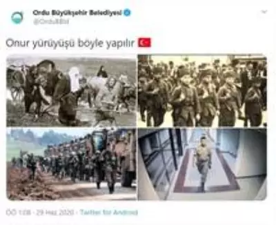Ordu Büyükşehir Belediyesi'nden 'Onur yürüyüşü böyle olur' hatırlatması