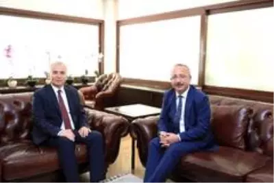 Vali Atik ve Başkan Zolan birbirlerine çalışmalarında başarılar diledi