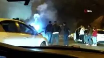 Asker uğurlamak için tünel kapatan magandalar yakalandı Asker uğurlamak için tünel kapatan magandalar yakalandı