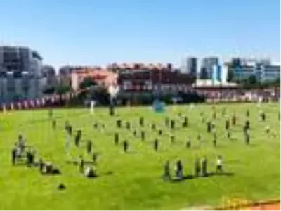 Bahçelievler'de kontrollü sabah sporu Bahçelievler'de kontrollü sabah sporu