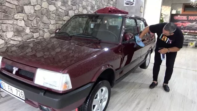 Fabrikadan çıktığı gibi duruyor: 1997 model otomobili 70 bin liraya satın aldı