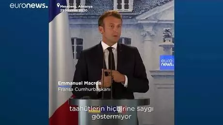 Macron: NATO üyesi olduğunu iddia eden Türkiye'nin Libya'da tarihi ve cezai sorumluluğu var Macron: NATO üyesi olduğunu iddia eden Türkiye'nin Libya'da tarihi ve cezai sorumluluğu var