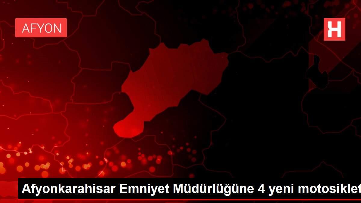 Afyonkarahisar Emniyet Müdürlüğüne 4 yeni motosiklet Afyonkarahisar Emniyet Müdürlüğüne 4 yeni motosiklet