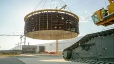 Akkuyu NGS birinci güç ünitesinin ikinci katmanının iç kaplama montajı tamamlandı Akkuyu NGS birinci güç ünitesinin ikinci katmanının iç kaplama montajı tamamlandı