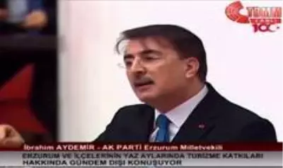 Milletvekili Aydemir TBMM'de Erzurum'u anlattı Milletvekili Aydemir TBMM'de Erzurum'u anlattı