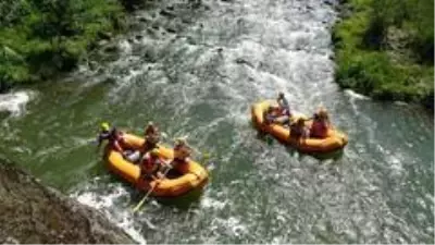 Ordu'da rafting için deneme turu atıldı