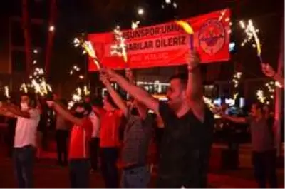 Terme'de Samsunspor'un 55. yıl coşkusu Terme'de Samsunspor'un 55. yıl coşkusu
