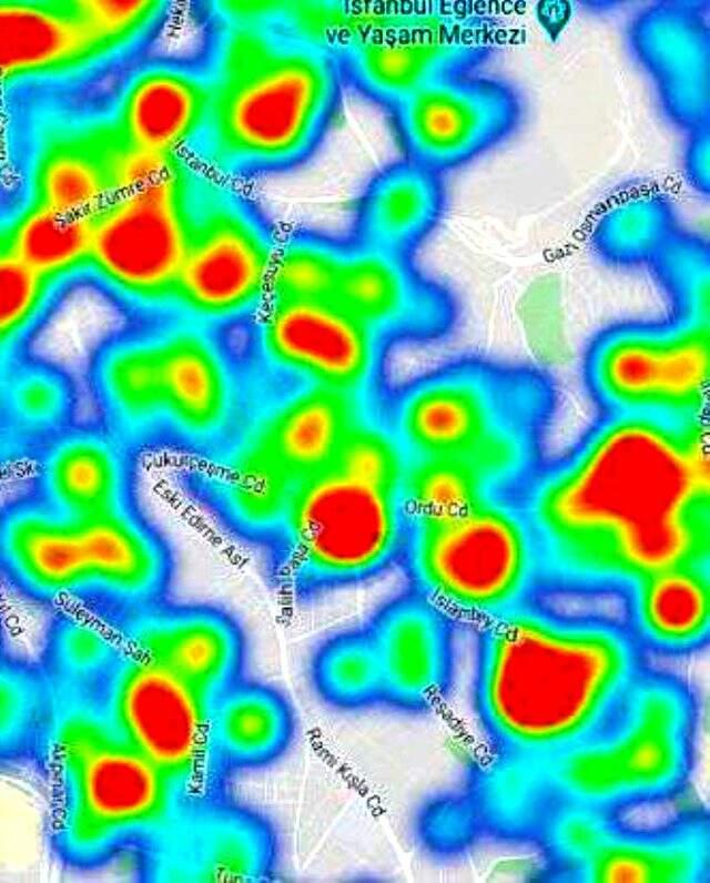 Vakalarin yüzde 53'ünün tespit edildigi Istanbul'da en riskli ilçeler belli oldu