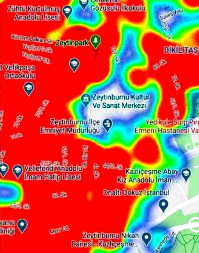 Vakalarin yüzde 53'ünün tespit edildigi Istanbul'da en riskli ilçeler belli oldu