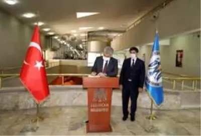 Vali Makas'tan Başkan Aksun'a iade-i ziyaret Vali Makas'tan Başkan Aksun'a iade-i ziyaret