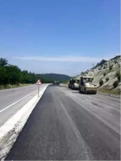 Balıkesir-Bigadiç yolunun standardı yükseliyor