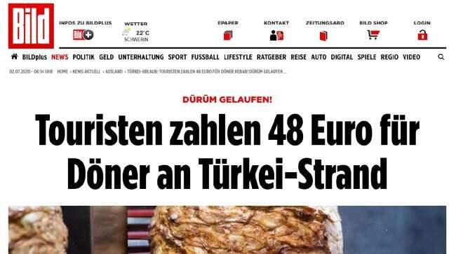 Bodrum'da 48 euroya satılan döner Avrupa'yı şaşırttı: Bizde aynısı 4,5 euro Bodrum'da 48 euroya satılan döner Avrupa'yı şaşırttı: Bizde aynısı 4,5 euro