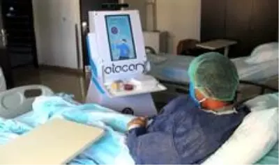 Covid hastalarının yeni bakıcısı robot hemşire ’Atacan’