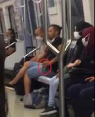 Metroda maske takmayan yolcuya para cezası