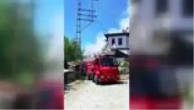 Safranbolu’da ev yangını