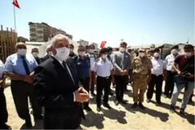 Vali Yıldırım, jandarma karakolu inşaatını inceledi