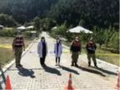 Andırın'da bir yerleşim alanı karantinaya alındı