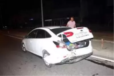 Antalya'da alkollü sürücü kazası: 1 yaralı