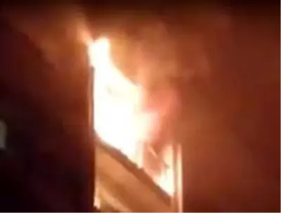 Esenyurt’ta daire alev alev yandı, korku dolu anlar yaşandı