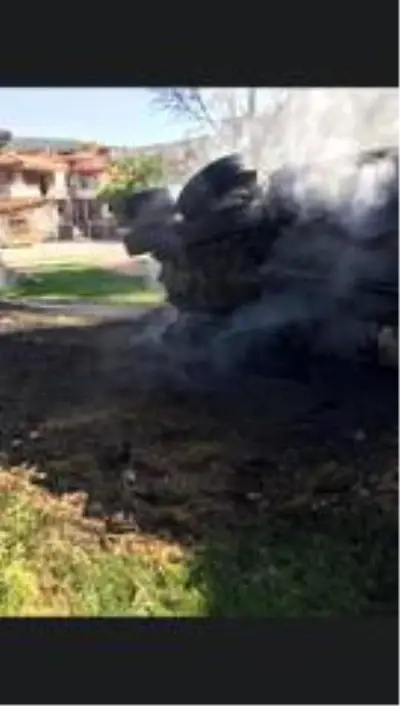 Son dakika haber... Freni patlayan kamyon devrildi: 1 yaralı