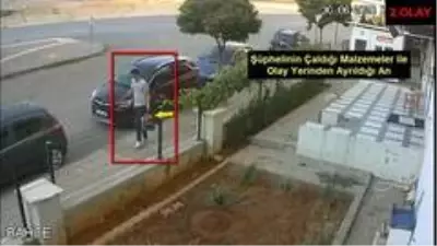 Gözüne kestirdiği raçları gündüz vakti soyan hırsız 'pes' dedirtti