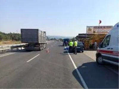 Manisa'da çekicinin çarptığı polis memuru hayatını kaybetti