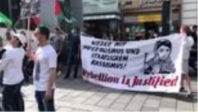 Avusturya’da ’Filistin ile dayanışma’ gösterisi