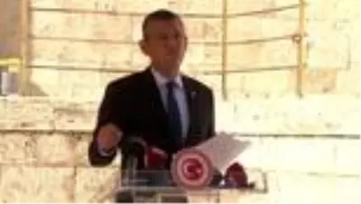 CHP Grup Başkanvekili Özgür Özel açıklamalarda bulundu