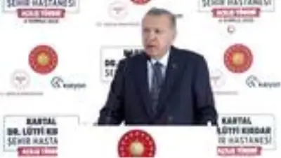 Son dakika haber: Cumhurbaşkanı Erdoğan, Kartal Dr. Lütfi Kırdar Şehir Hastanesi Açılış Töreni’ne katıldı