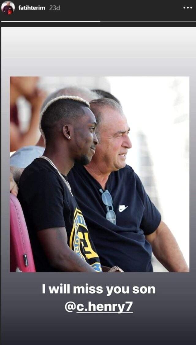 Fatih Terim'den takımdan ayrılan Onyekuru'ya: Seni özleyeceğim evlat Fatih Terim'den takımdan ayrılan Onyekuru'ya: Seni özleyeceğim evlat