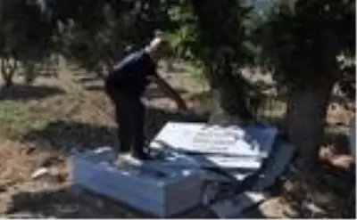 Şehit polis memuru adına yapılan çeşmeyi tahrip ettiler