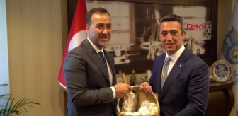 SPOR-Ali Koç'tan Silivri Belediye Başkanı Yılmaz'a hayırlı olsun ziyareti