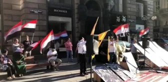 Avusturya'da Mısır Cumhurbaşkanı Sisi karşıtı gösteri