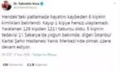 Bakan Koca: Patlamada yaralanan 126 kişiden 121'i taburcu oldu