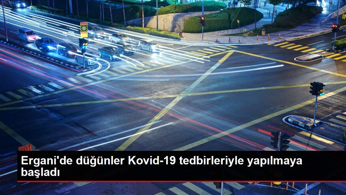 Ergani'de düğünler Kovid-19 tedbirleriyle yapılmaya başladı