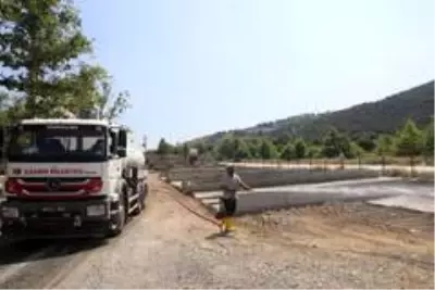 İlkadım'da hijyenik modern kurban pazar yeri hazırlıkları devam ediyor İlkadım'da hijyenik modern kurban pazar yeri hazırlıkları devam ediyor