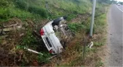 Samsun'da otomobil takla attı: 2 yaralı