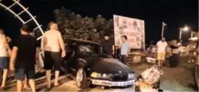 Alanya'da 2 otomobil çarpıştı: 1 yaralı Alanya'da 2 otomobil çarpıştı: 1 yaralı