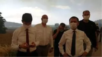 Çanakkale'deki orman yangını yaşanan Yalova köyü tahliye ediliyor