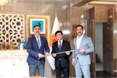 Genel Müdür Eyigün'den Başkan Çoban'a ziyaret Genel Müdür Eyigün'den Başkan Çoban'a ziyaret