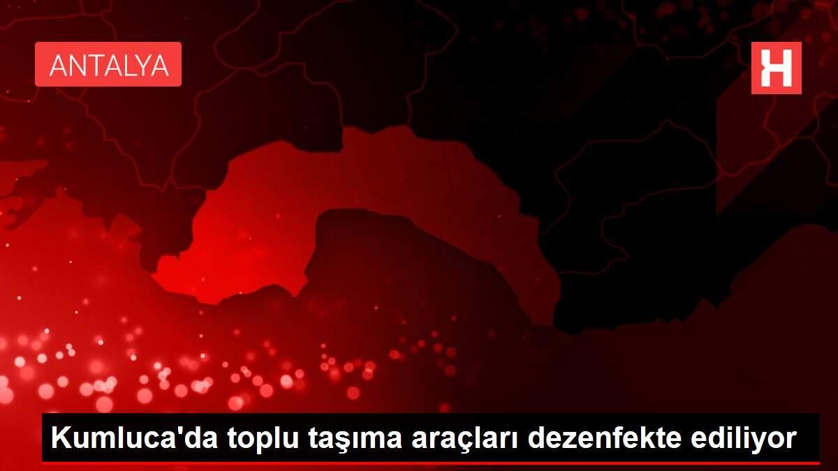 Kumluca'da toplu taşıma araçları dezenfekte ediliyor Kumluca'da toplu taşıma araçları dezenfekte ediliyor