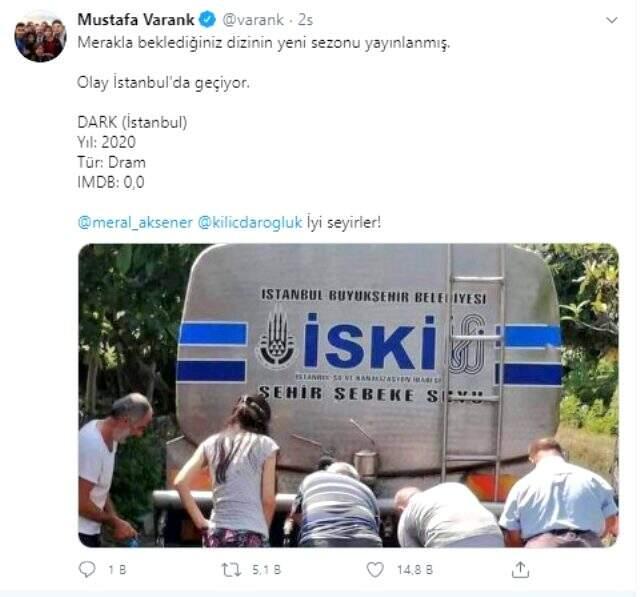 Şile'deki su kuyruğuna tepki! Bakan Varank'tan Akşener ve Kılıçdaroğlu'na gönderme