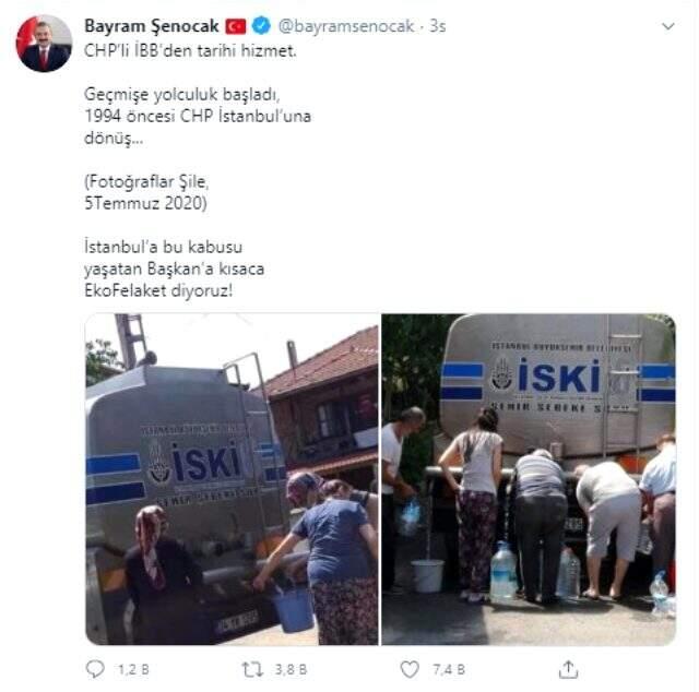 Şile'deki su kuyruğuna tepki! Bakan Varank'tan Akşener ve Kılıçdaroğlu'na gönderme