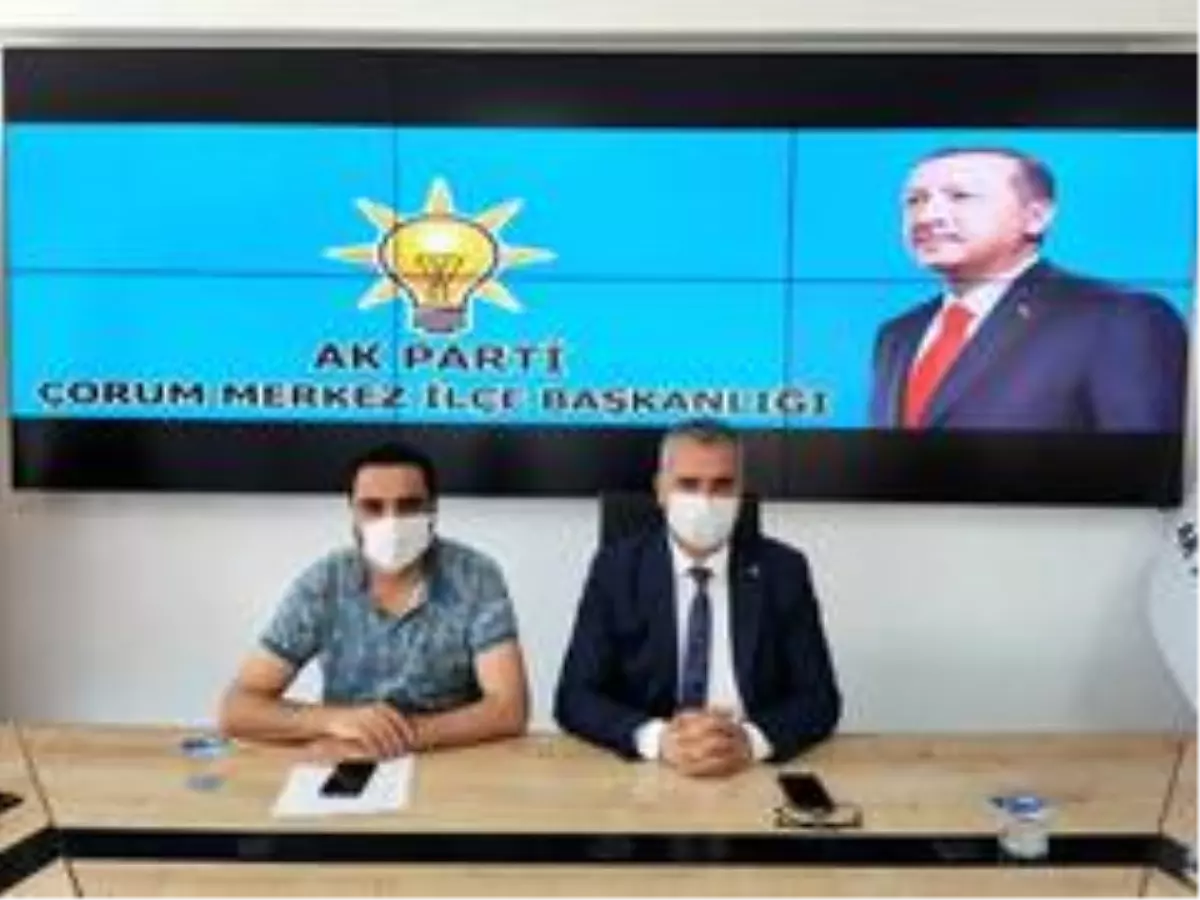 AK Parti Çorum İl Başkanı Yusuf Ahlatcı,