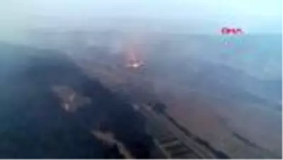 Çanakkale’deki yangında canlarını ve hayvanlarını son anda kurtardılar