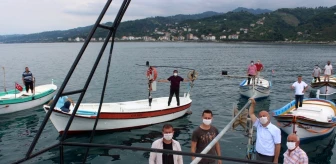 Giresun'un Görele ilçesinde vatandaşlardan kafes balıkçılığına tepki