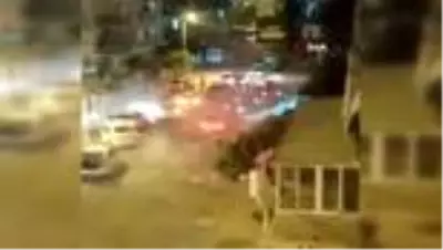 Havai fişek kutusu alev aldı, ortalık bir anda savaş alanına döndü